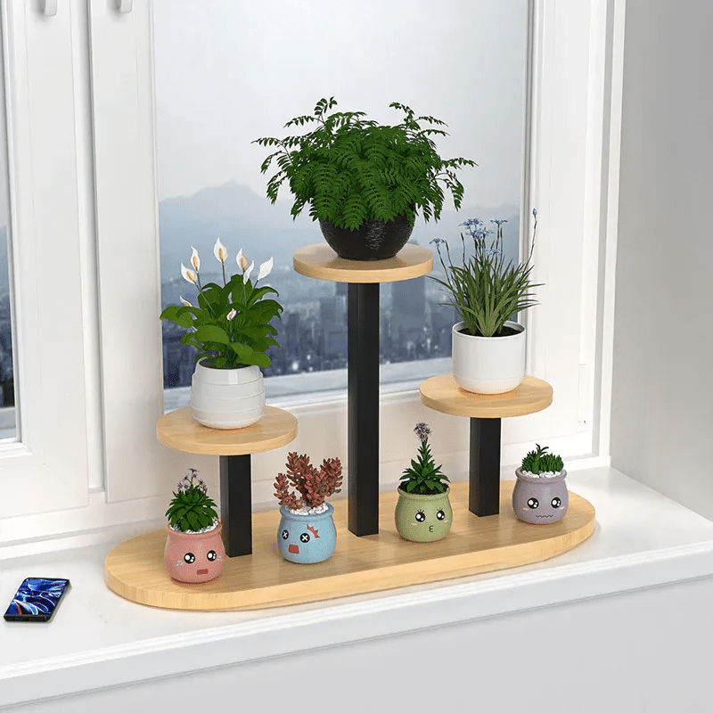 EcoWohn - Stilvoller Indoor - Pflanzenständer für Büro & Zuhause - Givera DE