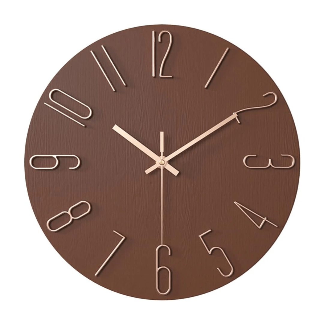 Eleganza - Moderne Stilvolle Wanduhr, Geräuschloses Design - Givera DE