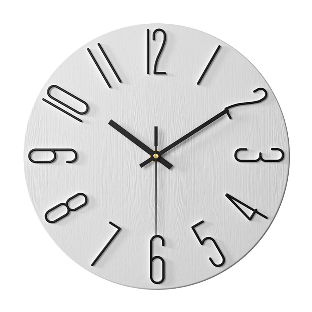 Eleganza - Moderne Stilvolle Wanduhr, Geräuschloses Design - Givera DE