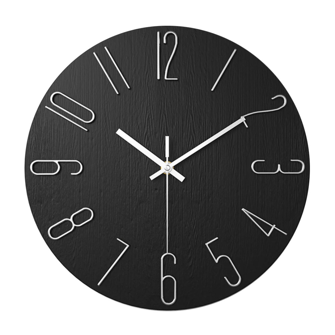 Eleganza - Moderne Stilvolle Wanduhr, Geräuschloses Design - Givera DE