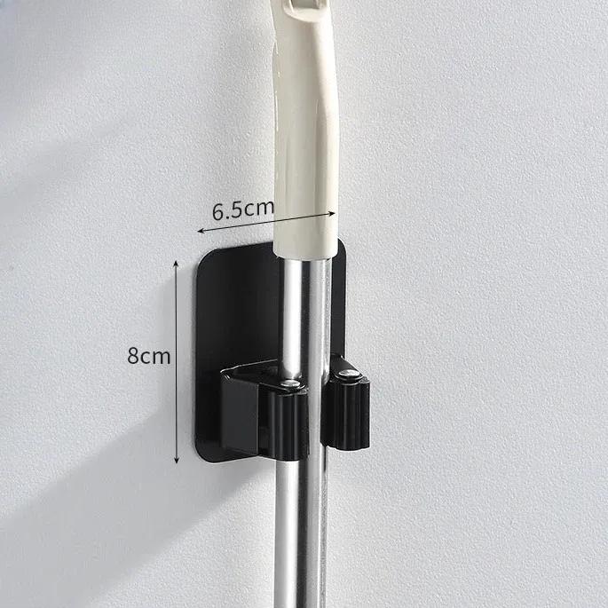Elvik Besenhalterung Wand - Robuster Edelstahl Besen Wandhalter für Ordnung - Givera DE