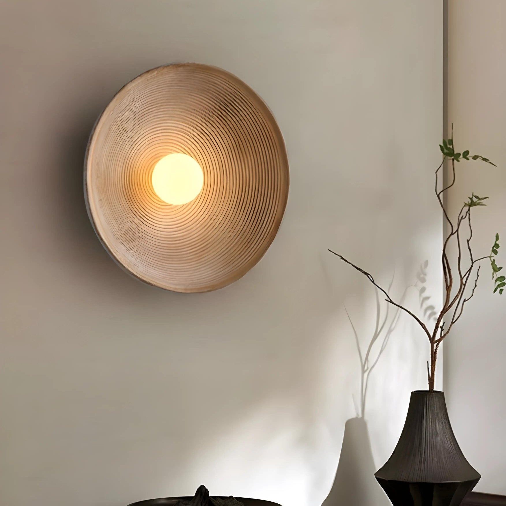 Emblix - Japanische Wabi - Sabi Wandlampe - Givera DE