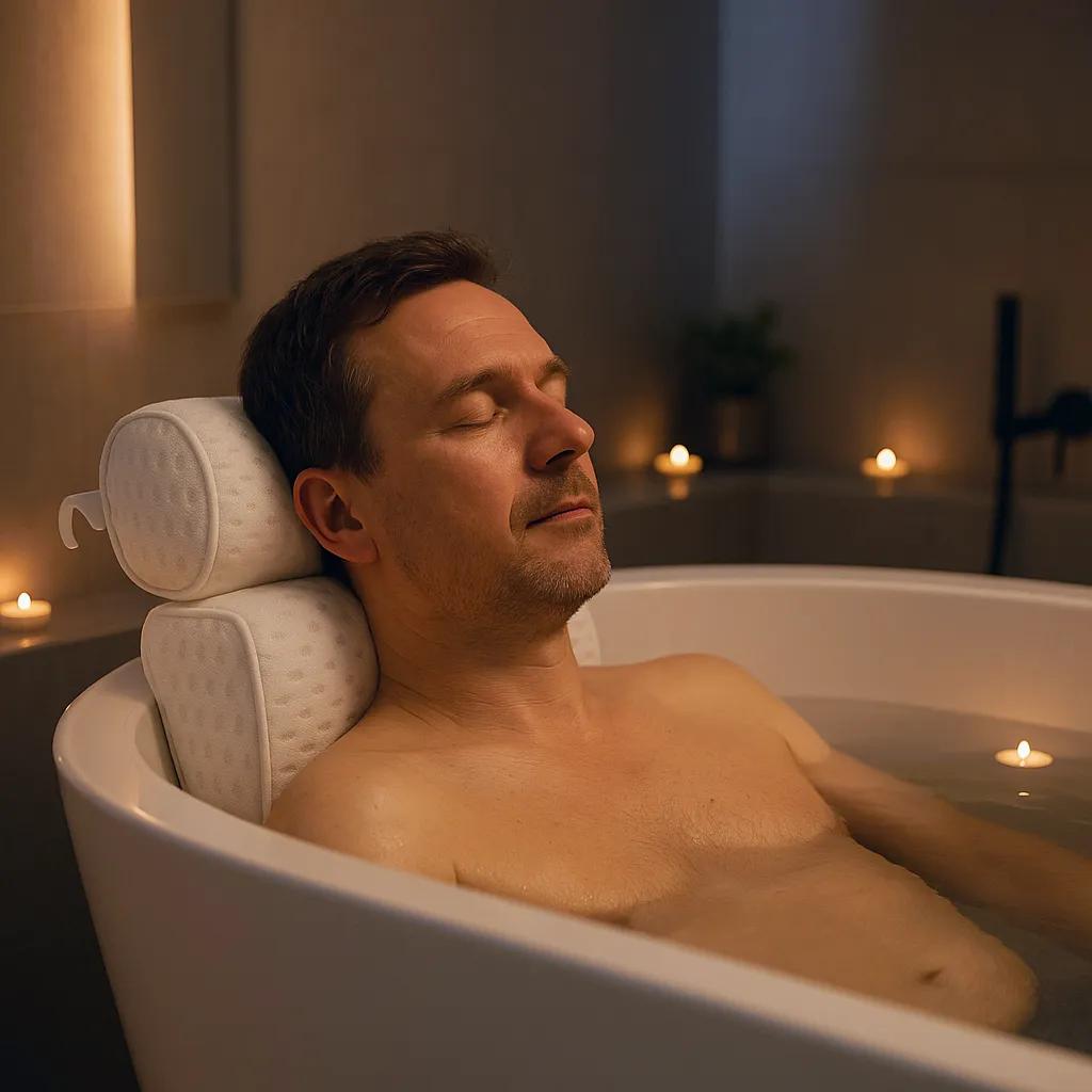 Emera - Luxus Spa Badkissen - Ergonomische Unterstützung für Nacken und Rücken - Givera DE