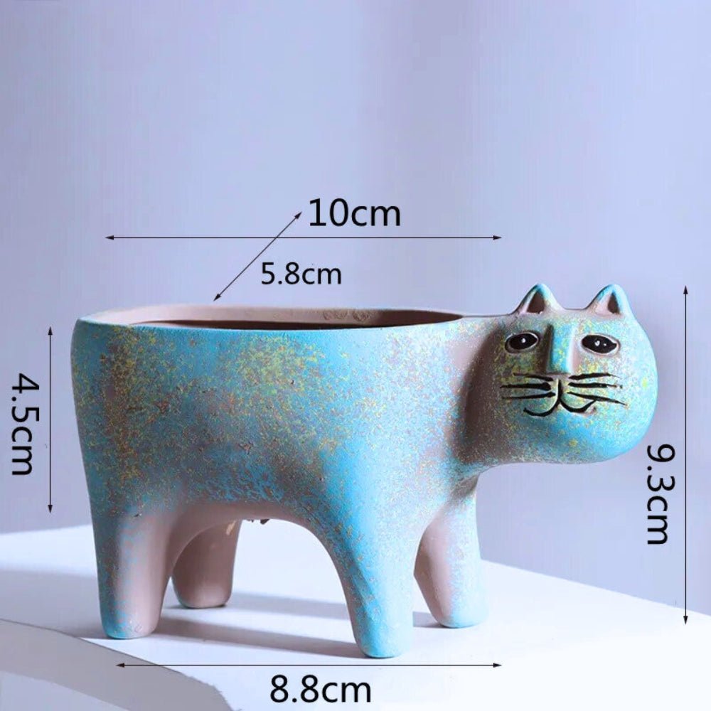 Ethea - Katzen - Pflanzer - Wetterfeste Pflanztöpfe - Givera DE