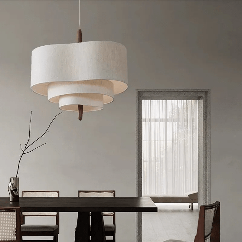 Evera - Nachhaltige Hängelampe im Japandi - Stil für Wohnzimmer - Givera DE