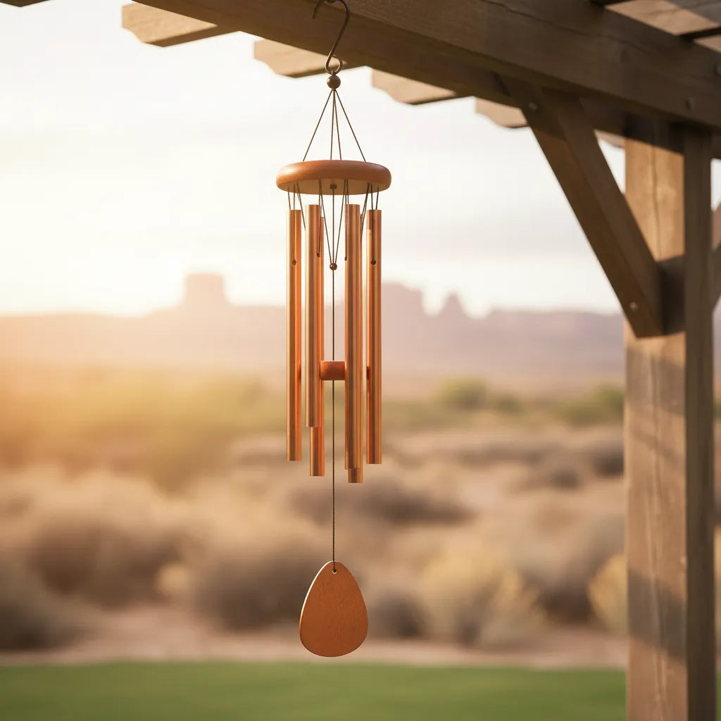 Rana – Gartenliebhaber Windspiel elegantes Metalldesign beruhigende Klänge