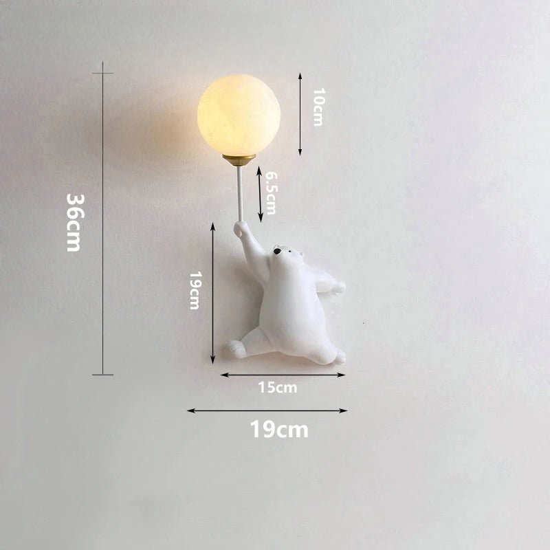 BearGlow - Creatieve Wandlamp voor Kinderkamer