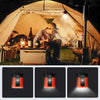 Luxon - Mini-Luftpumpe mit 2600 mAh Akku und Campinglicht
