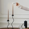 Feore Kerzenhalter - Elegantes Eisen Wellen - Design für Wohnraum Deko - Givera DE