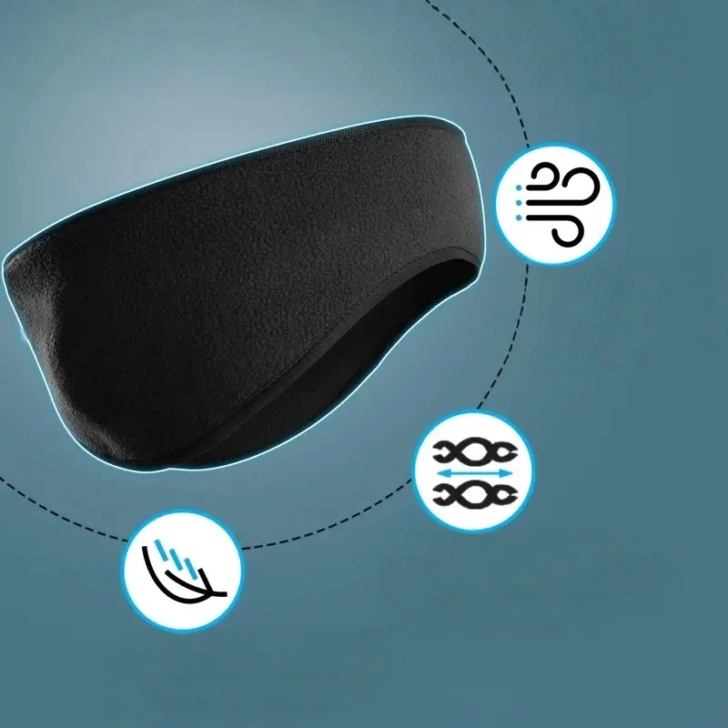 Pola – Damen und Herren Stirnband Sport warmes Fleece (1 + 1 GRATIS)