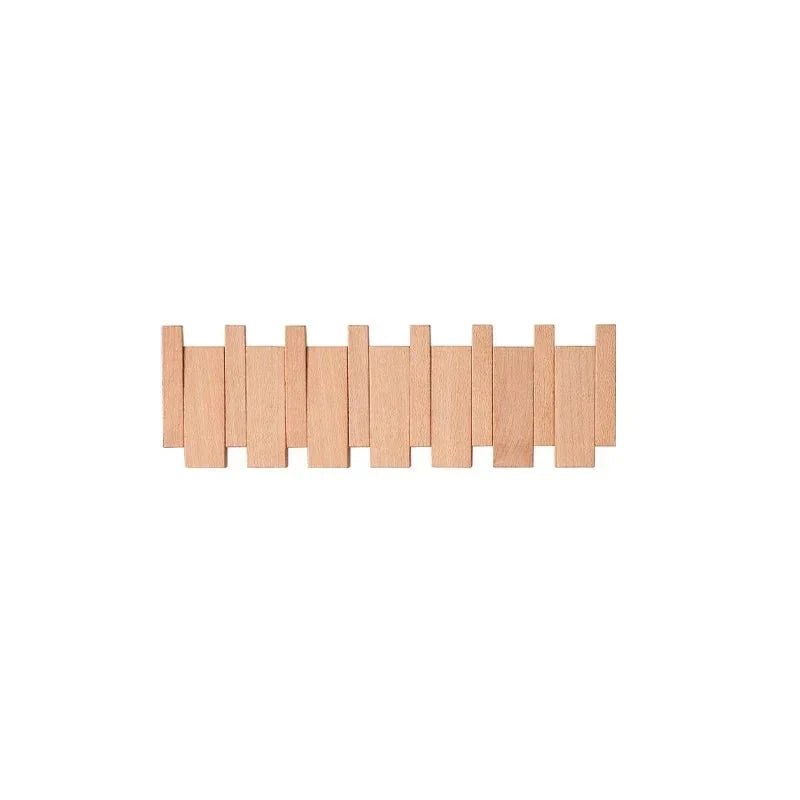 Filer - Handgefertigtes Holzbedeckungsregal mit Klapphaken aus FSC-zertifiziertem Holz