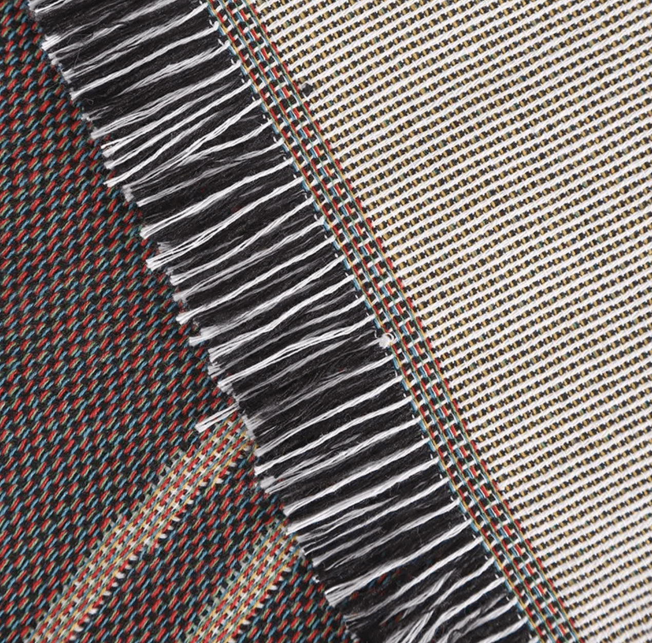 Fioretto - Gemütliche Woven Throw Blanket mit Doodle - Muster - Givera DE