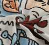 Fioretto - Gemütliche Woven Throw Blanket mit Doodle - Muster - Givera DE