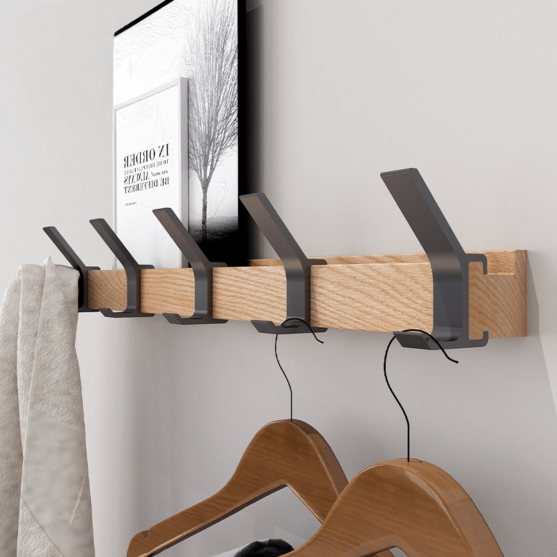 Freya Garderobe - Skandinavischer Stil, Flexibles Design mit 5 Beweglichen Haken - Givera DE