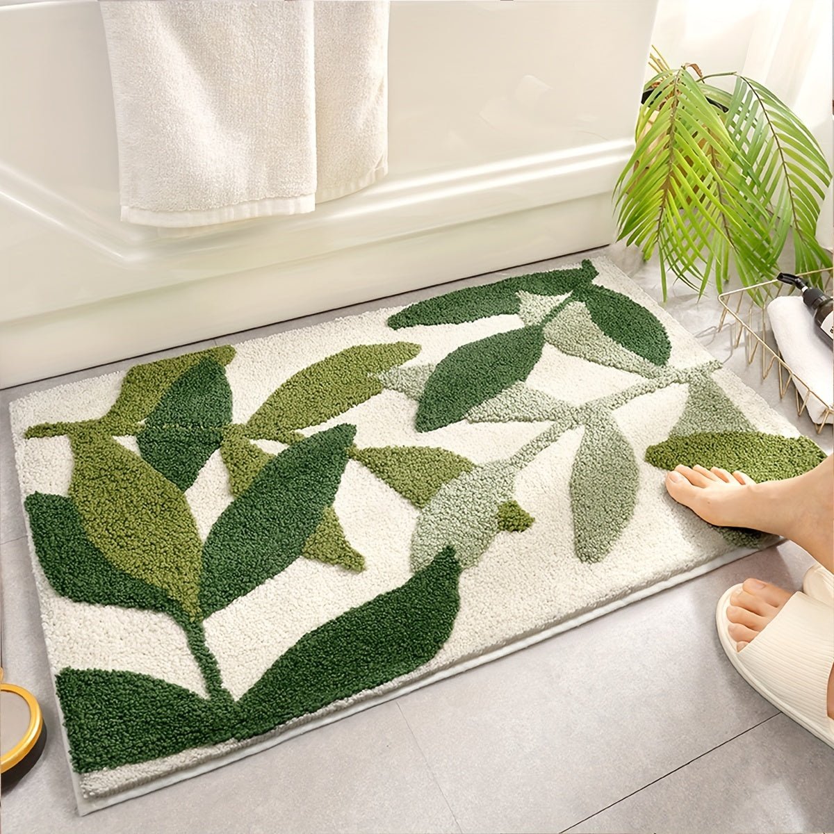 Givera Badezimmermatte 50x80 cm – Rutschfest & Absorbierend | Fien - Givera DE