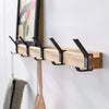 Givera Bambusregal - Mit Aluminiumhaken - Wandmontage | Rova - Givera DE