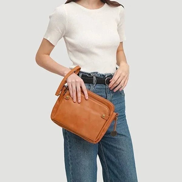 Givera Elegante Umhängetasche Damen aus Leder - Crossbody Style | Agentbag - Givera DE
