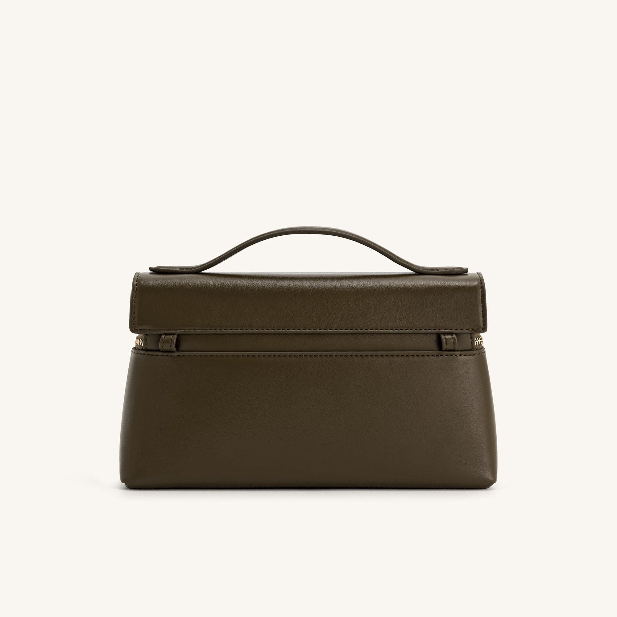 Givera - Elegante Vegane Grifftasche Dunkel Olive, Stilvoll & Praktisch - Givera DE