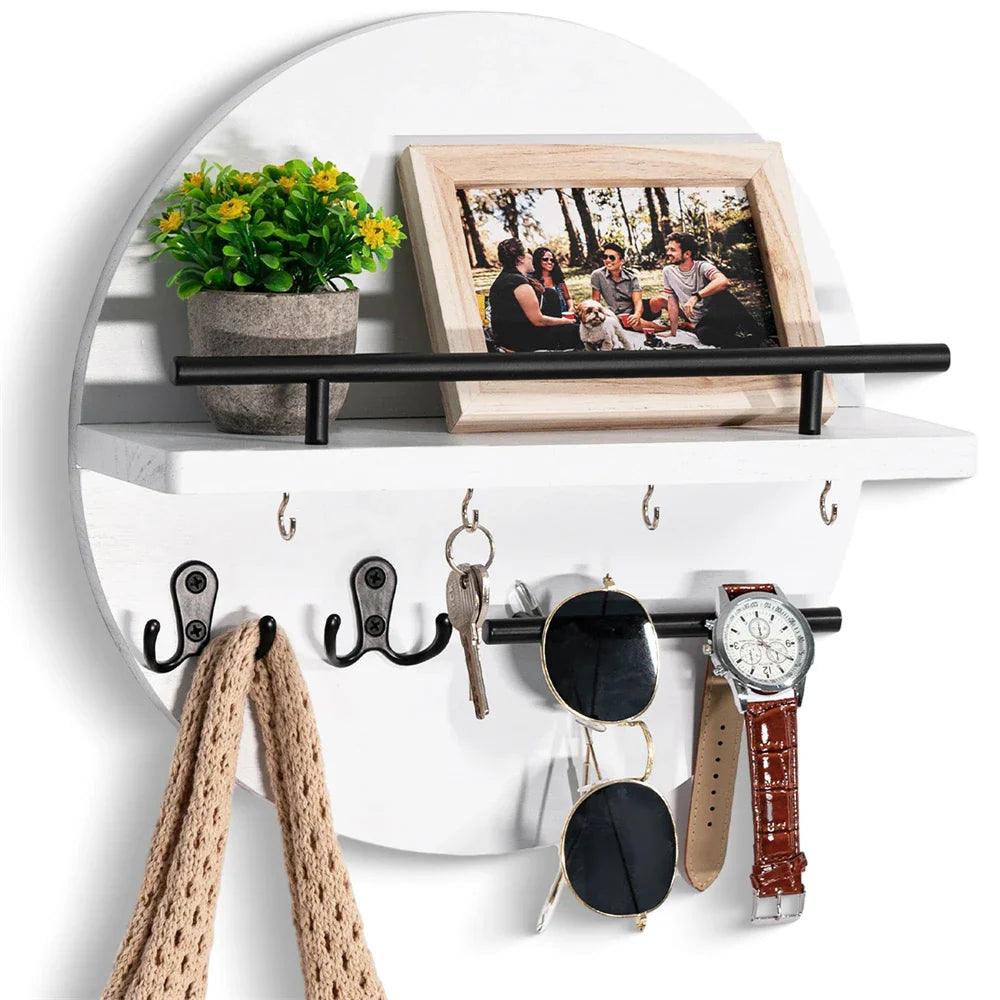 Givera - Holz Schlüsselhalter und Garderobe für die Wand - Givera DE