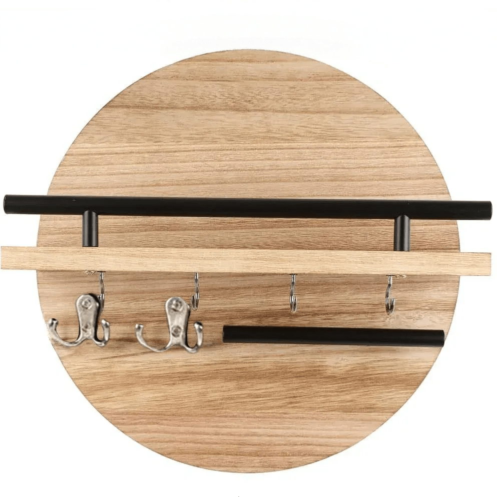 Givera - Holz Schlüsselhalter und Garderobe für die Wand - Givera DE