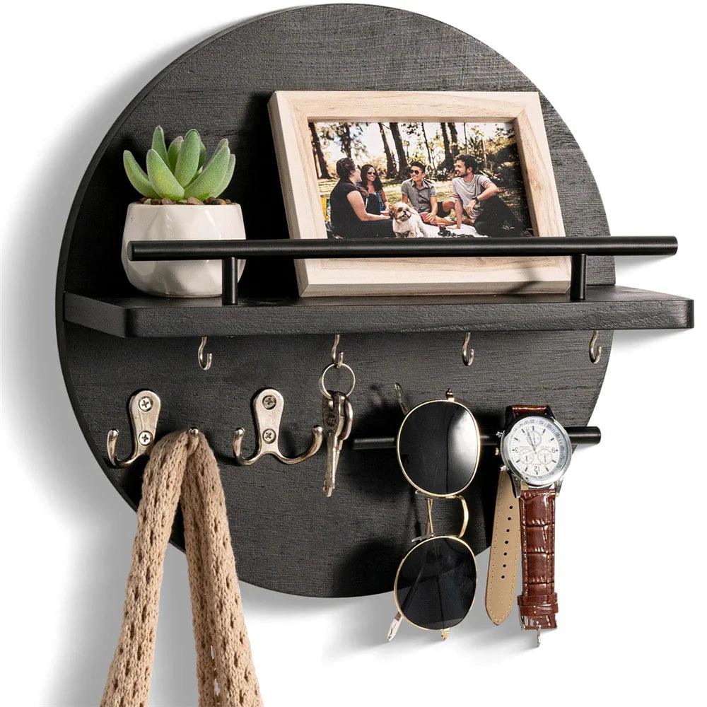 Givera - Holz Schlüsselhalter und Garderobe für die Wand - Givera DE