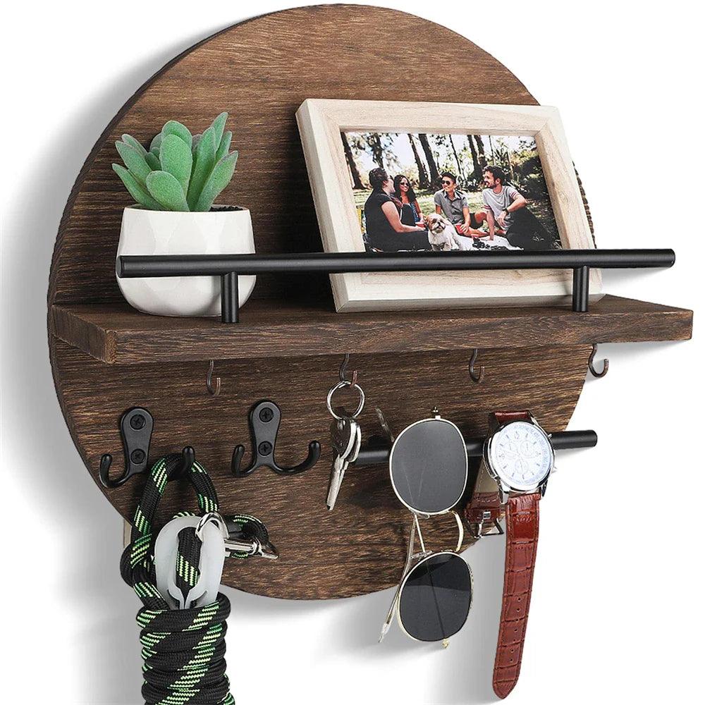 Givera - Holz Schlüsselhalter und Garderobe für die Wand - Givera DE