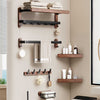 Givera - Modernes Handtuchregal Bad – Wandmontage, Platzsparendes Design - Givera DE