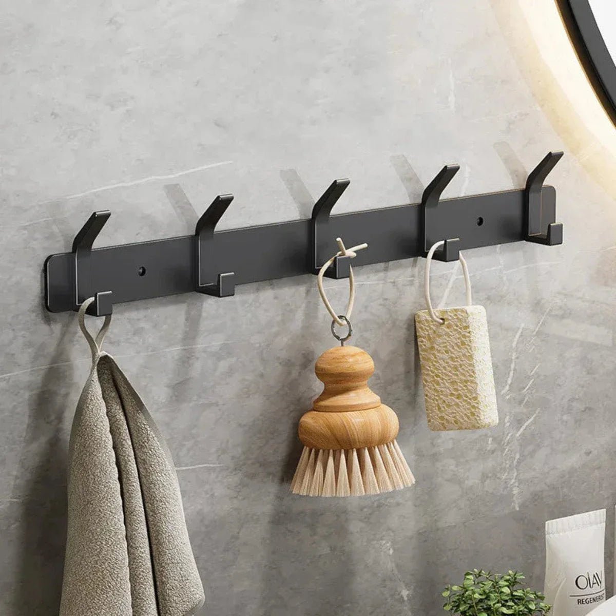Givera - Platzsparender Wandgarderobenständer aus Aluminium - Givera DE