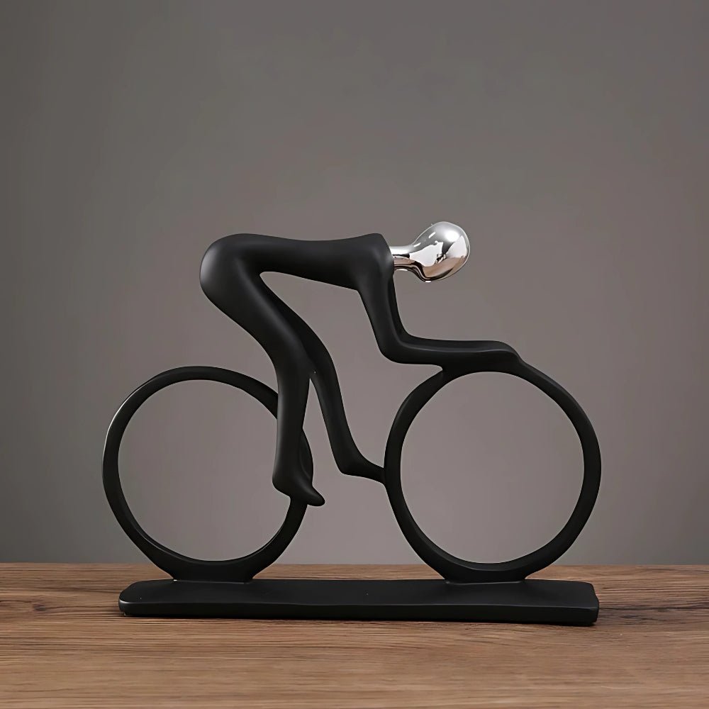 Givera Radfahrer Skulptur - Elegantes Harz Design | Charm - Givera DE