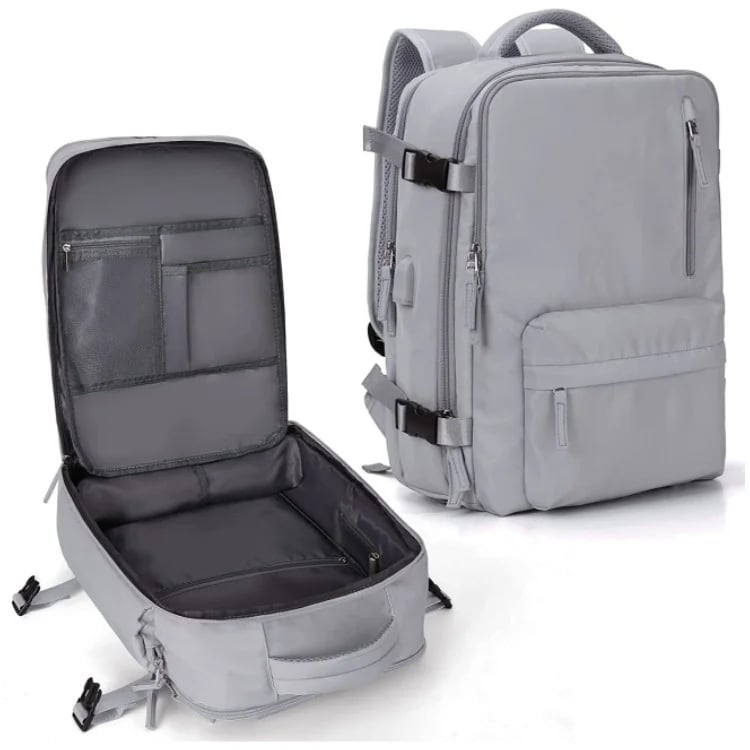 Givera Robuster Rucksack – Wasserdichte Laptop Reisetasche mit USB - Ladefunktion - Givera DE