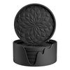 Givera - Rutschfeste Tischuntersetzer Set für Gläser – 6 Glasuntersetzer mit Halter - Givera DE