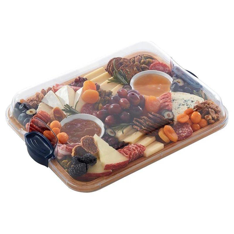 Givera Schneidebrett für Snacks – Integrierte Fächer & Spülmaschinenfest - Givera DE