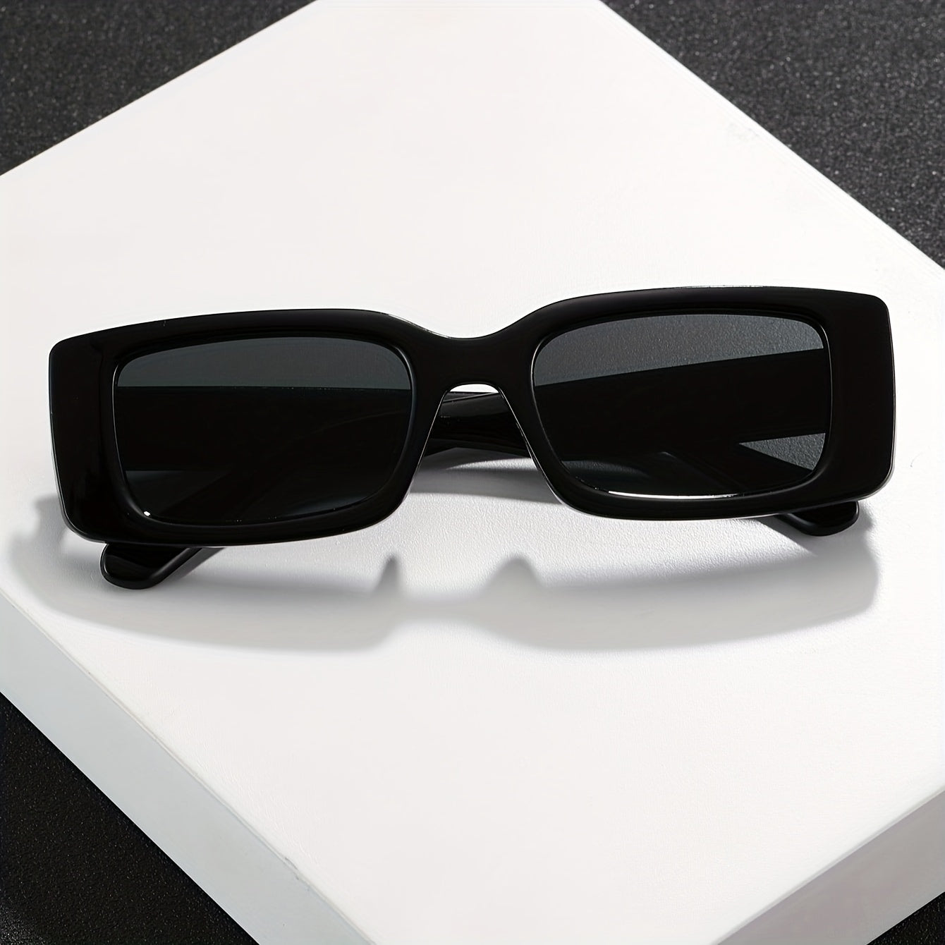 Givera Sonnenbrille - Quadratischer Rahmen - Schwarz | Dash - Givera DE