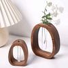 Givera Vase - Stilvolles Hydroponik - Design aus Holz & Glas - Givera DE