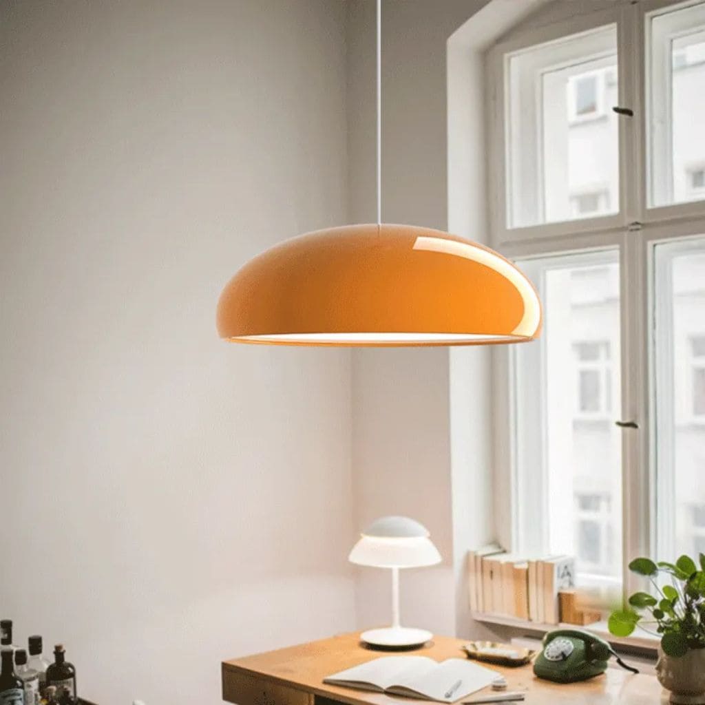 Glovera Pendelleuchte – Retro Hängelampe aus Metall und Glas für Esszimmer - Givera DE