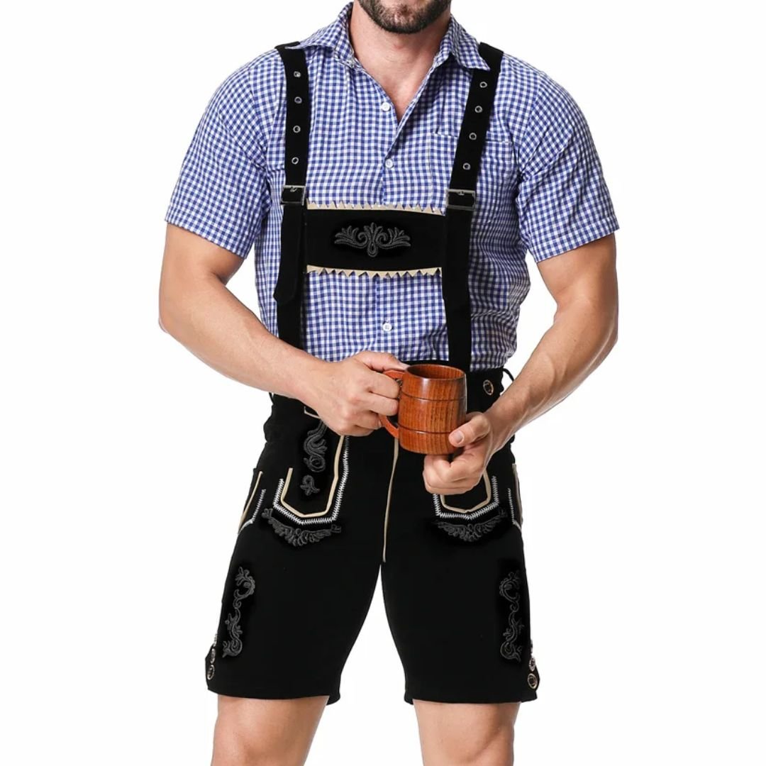 Gregz Trachtenlederhose - Hochwertiges Leder, Traditioneller Stil - Givera DE