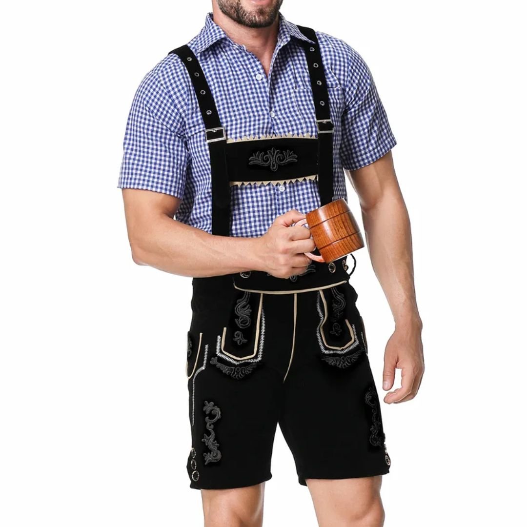 Gregz Trachtenlederhose - Hochwertiges Leder, Traditioneller Stil - Givera DE