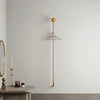 Grete - Stilvoller goldener Kleiderständer zur Wandmontage für Garderobe und Flur - Givera DE
