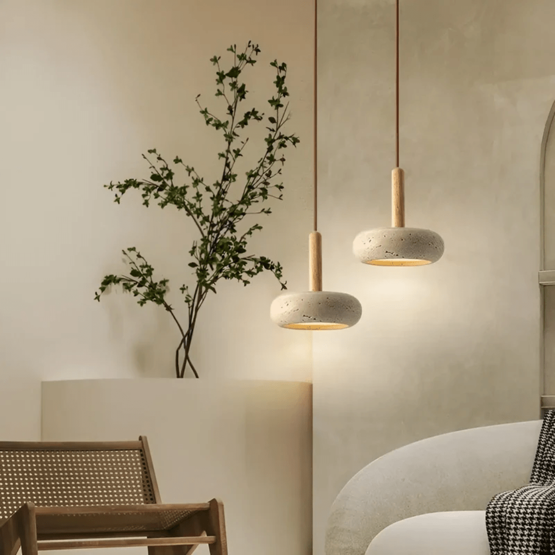 Hakazi Japanische Deckenlampe - LED Deckenleuchte im Retro Design für Wohnzimmer - Givera DE