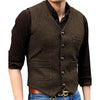 Jörn - Tweed Steampunk Trachtenweste Herren - Givera DE