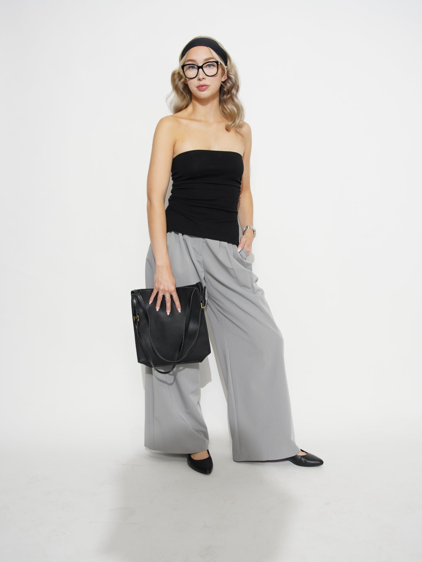 Jouvi - Minimalistische Handtasche Damen mit Verstellbarem Gurt und Praktischem Teiler - Givera DE
