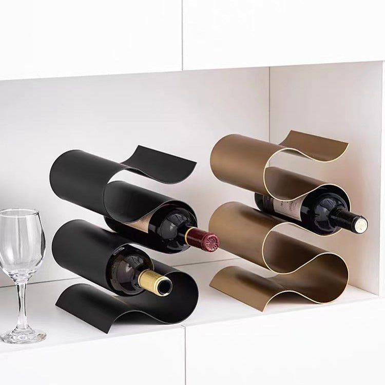 Klaro - Elegantes Metall - Weinregal im S - Design als Stilvoller Weinständer - Givera DE
