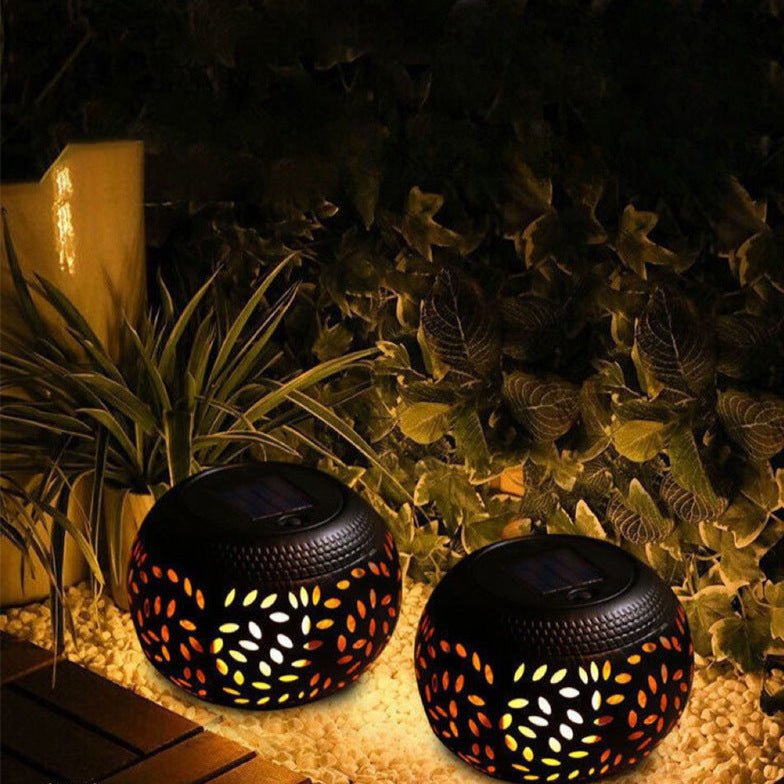 Levora - Solarlampe mit einzigartigem Fleckmuster für den Garten - Givera DE