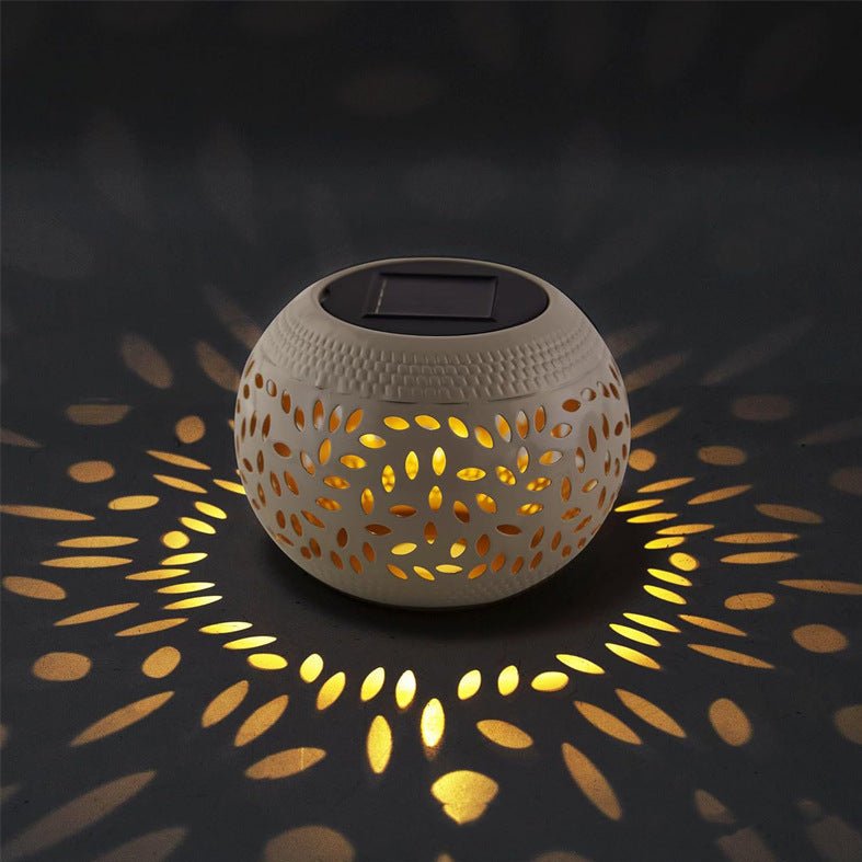 Levora - Solarlampe mit einzigartigem Fleckmuster für den Garten - Givera DE