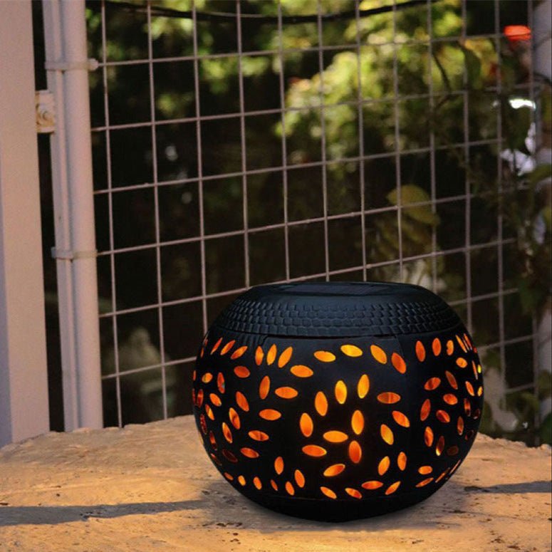 Levora - Solarlampe mit einzigartigem Fleckmuster für den Garten - Givera DE