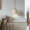 Lumirith - Elegante Pendelleuchte aus Travertin im Nordic - Minimalismus für Ihr Zuhause - Givera DE