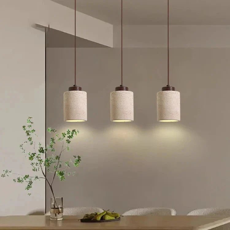 Lumirith - Elegante Pendelleuchte aus Travertin im Nordic - Minimalismus für Ihr Zuhause - Givera DE