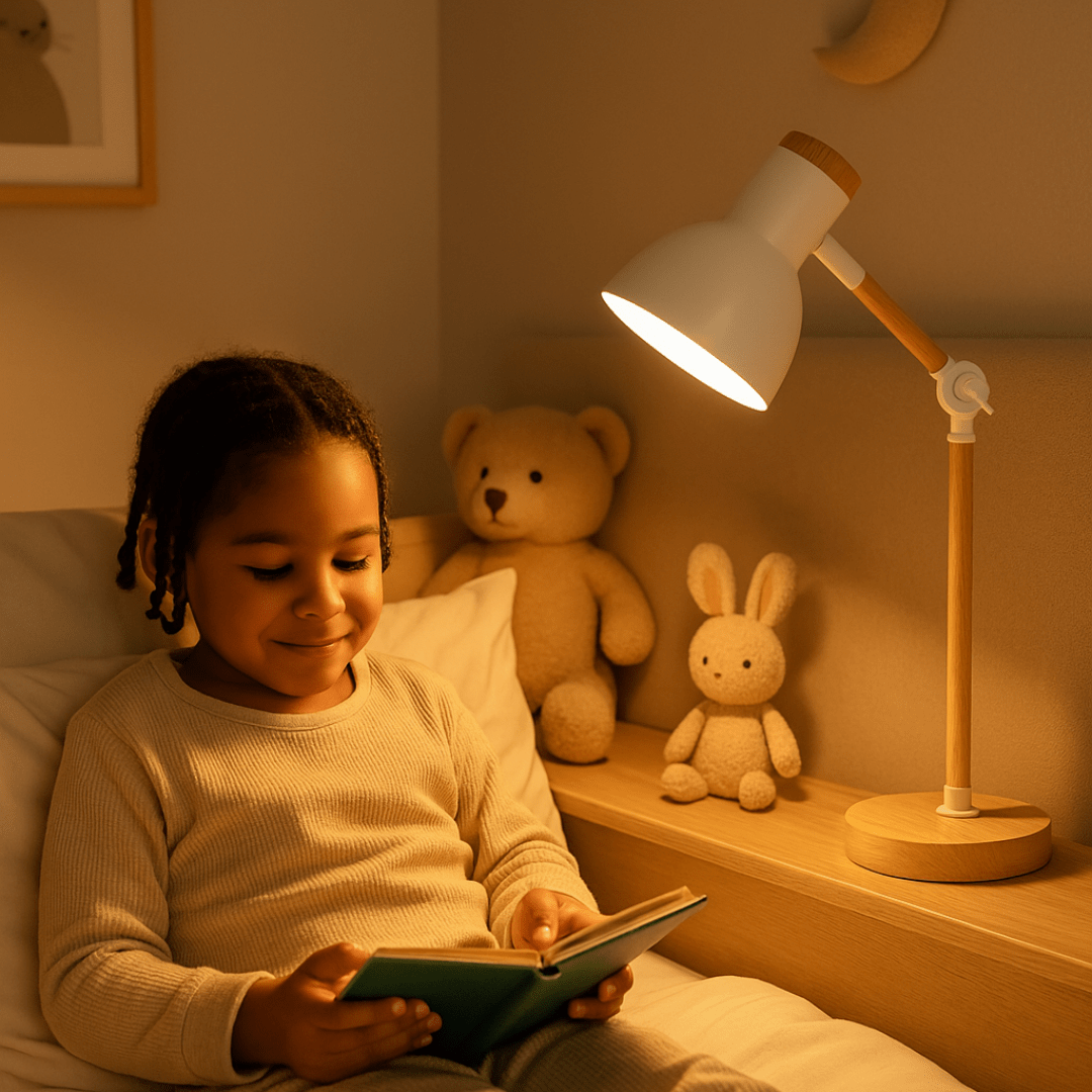 Luna - Skandinavische Verstellbare Nachttischlampe mit Minimalistischem Design - Givera DE
