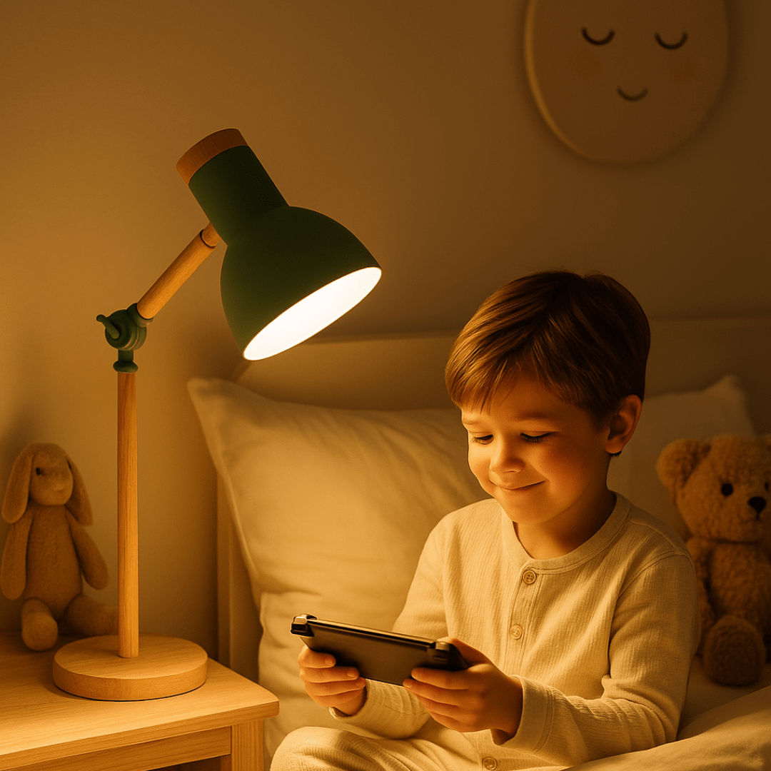 Luna - Skandinavische Verstellbare Nachttischlampe mit Minimalistischem Design - Givera DE