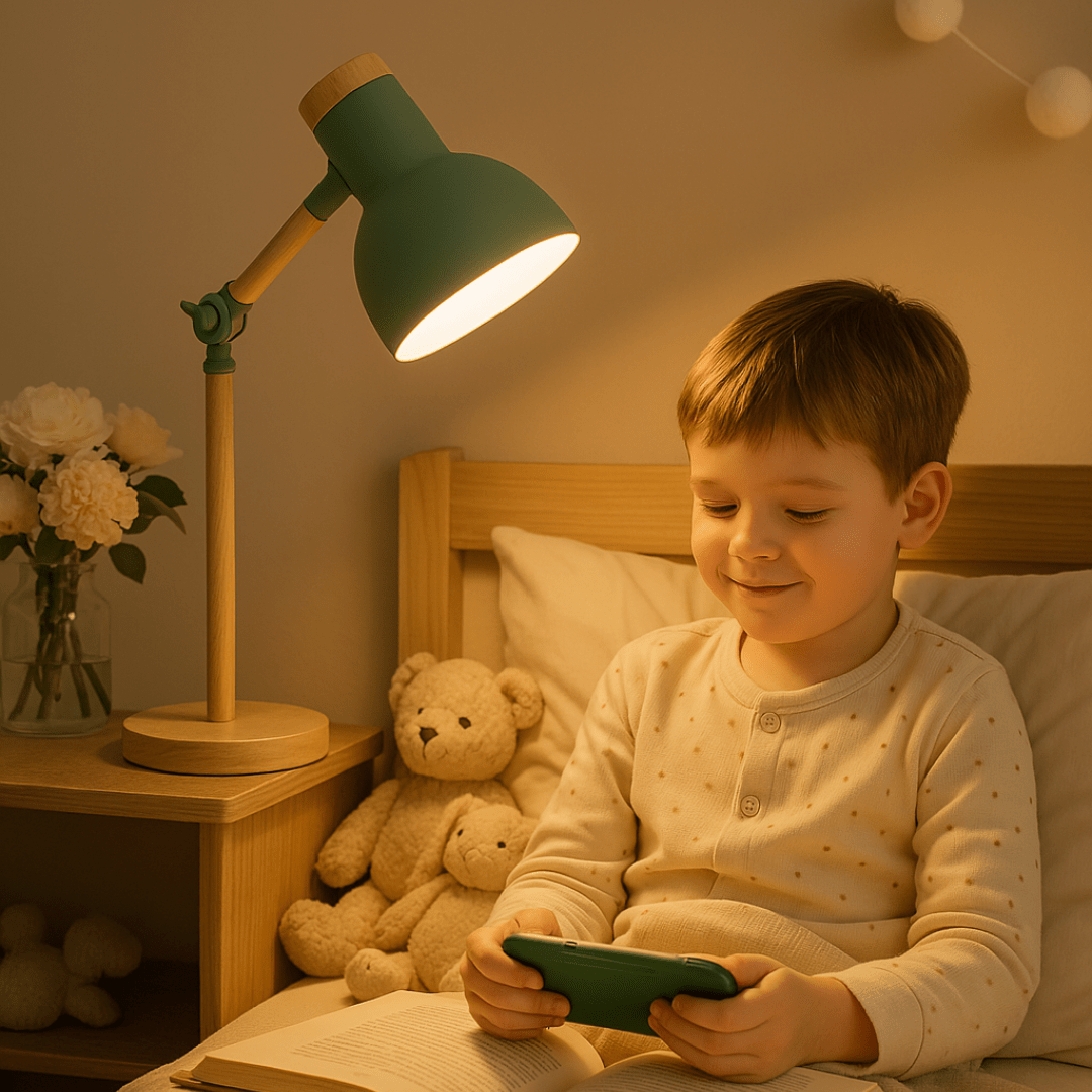 Luna - Skandinavische Verstellbare Nachttischlampe mit Minimalistischem Design - Givera DE